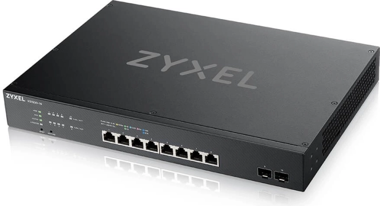 8-portový multigigabitový smart managed switch 10G s 2 SFP+