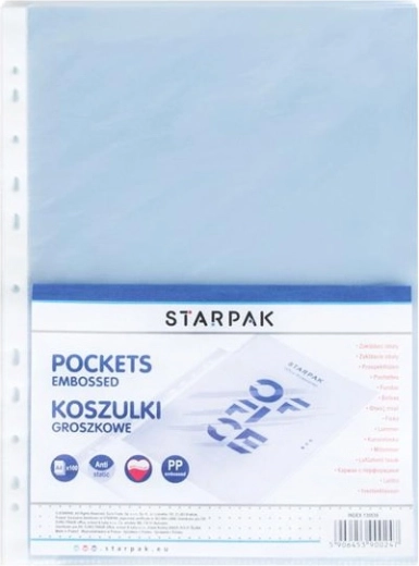 Euroobal na dokumenty A4, zdrsnený plast, 100 ks
