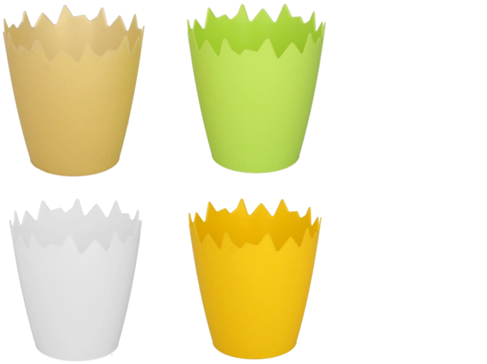 Hravý dizajn prasknutej škrupiny