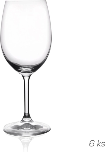 Poháre na víno Lara 350 ml, 6 ks