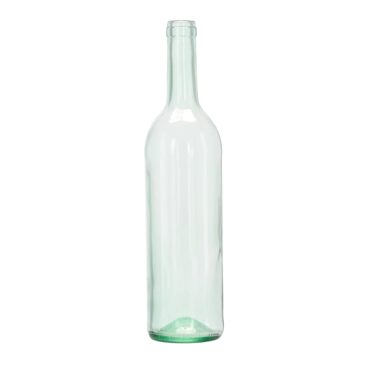 Klasický tvar Bordeaux a uzáver korkom