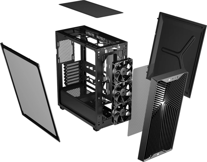 Pokročilý airflow: až 9× 120mm ventilátorov