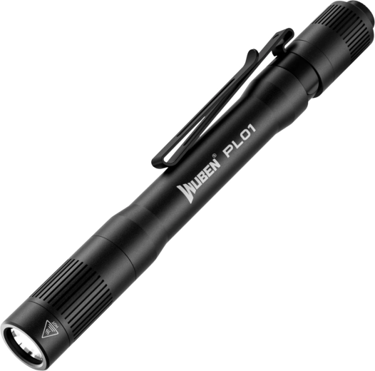 Wuben PL01 vrecková LED baterka v tvare pera 650 lm čierna