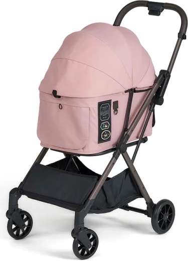 FIKAGO kočík pre psy a mačky Mist Pink