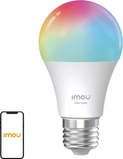 IMOU inteligentná LED žiarovka E27 (Matter), 9 W, 806 lm, RGB + CCT