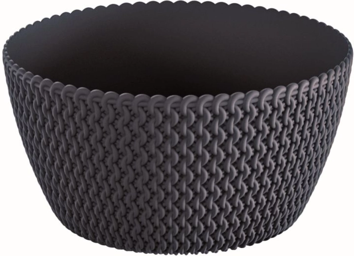 Misa na rastliny Splofy 23,6 cm antracit