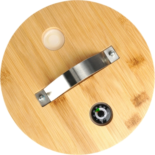 Teplomer a ventil vo veku pre bezpečné servírovanie