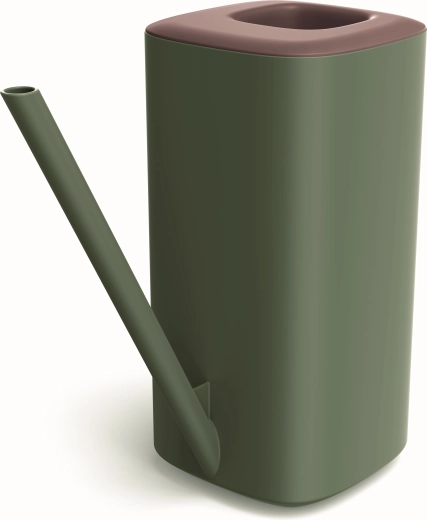 Krhla na polievanie Tubi 1,6 l – tmavozelená/marsala