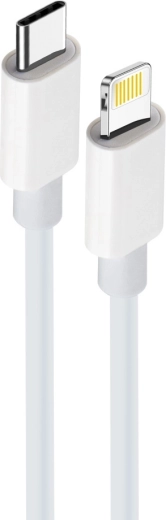 Maxlife kábel USB‑C – Lightning 1 m, biely