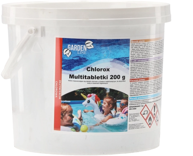 Chlórové multifunkčné tablety do bazéna 200 g