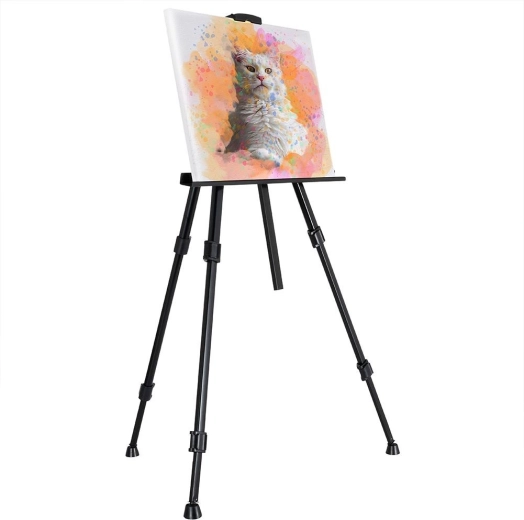 Skladací kovový tripod stojan na maľovanie s taškou 162 cm