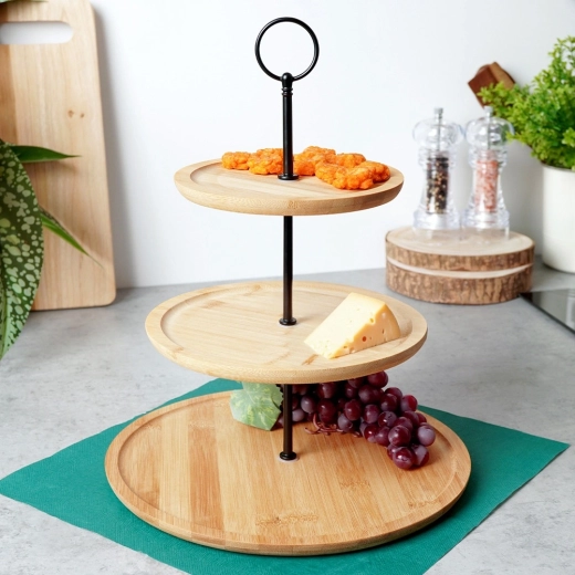 Prírodný bambus a pevná kovová opora