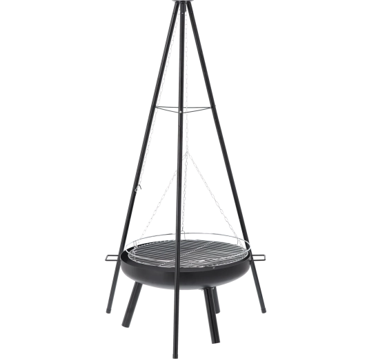 Stabilná trojnožka pre bezpečné grilovanie