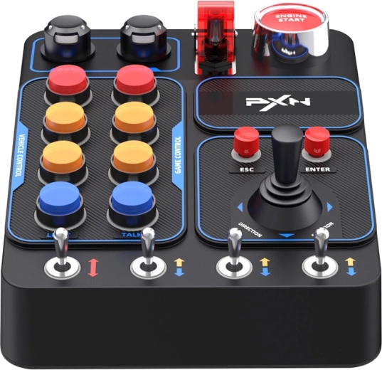 30 programovateľných tlačidiel a joystick