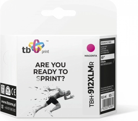 Purpurový atrament pre HP OfficeJet Pro 8025, kompatibilná náhrada 912XL
