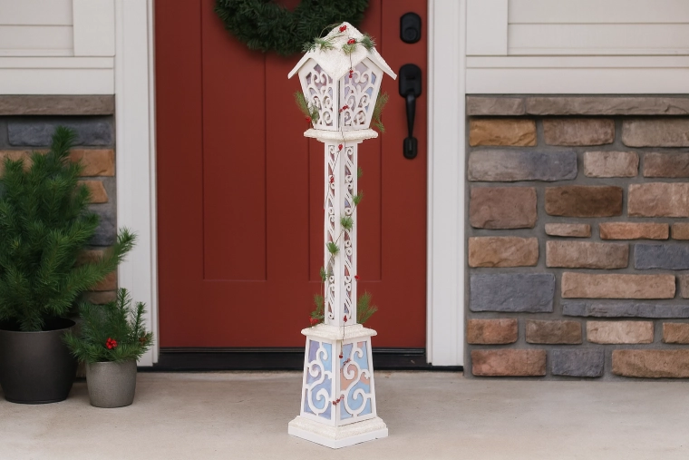 Voľne stojaca dekorácia do interiéru aj pod prístrešok