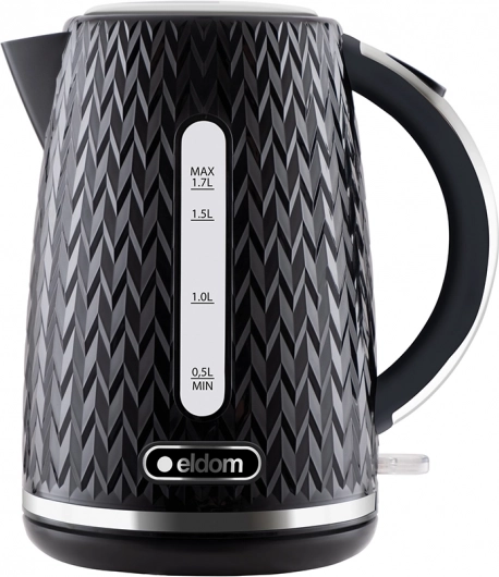 Bezdrôtová rýchlovarná kanvica ELDOM C260 Nelo, čierna 1,7 l