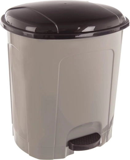 Pedálový odpadkový kôš 5,5 l kávovohnedý