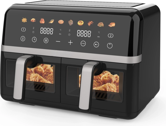 Horúcovzdušná fritéza 10 l 2800 W s dvojitou komorou MalTec