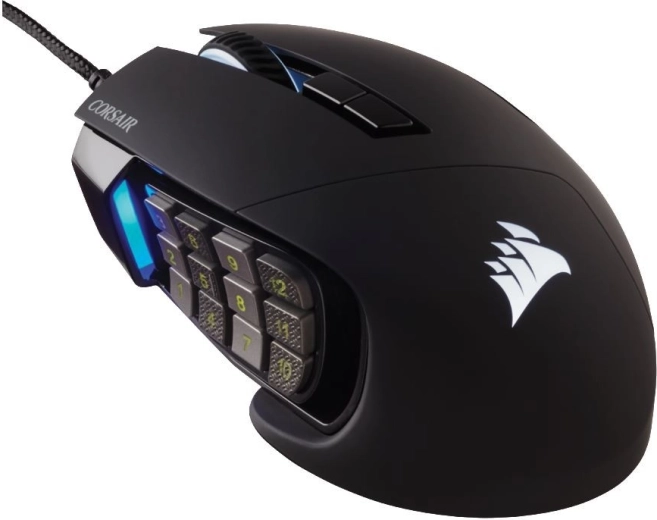 Herná myš Corsair Scimitar RGB Elite 18 000 DPI, čierna