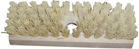 Podlahová kefa na násadu 22 × 7 cm, drevená s PP vláknami