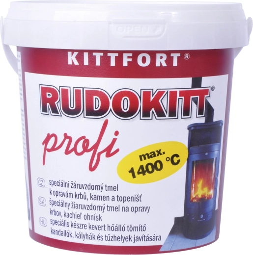 RUDOKIT žiaruvzdorný tmel 1,8 kg