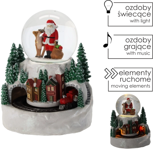 Rotujúci vláčik a teplé LED osvetlenie