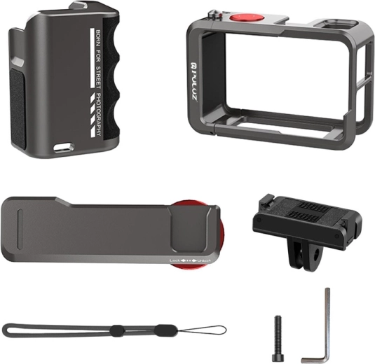 Cold shoe a pákové tlačidlo spúšte