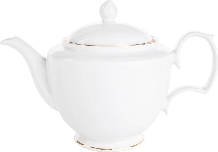 MariaPaula Klasika Zlatá línia porcelánová kanvica na čaj 1,2 l