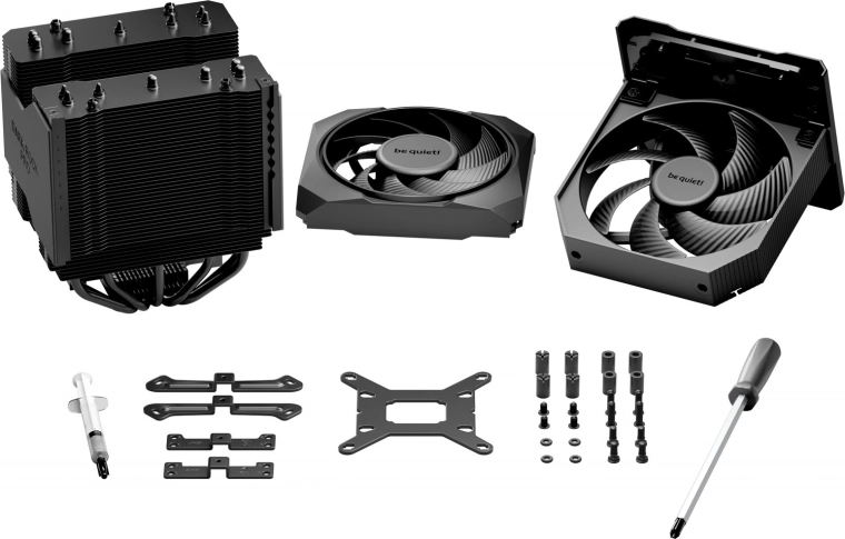 Dvojica ventilátorov Silent Wings PWM a bohaté príslušenstvo