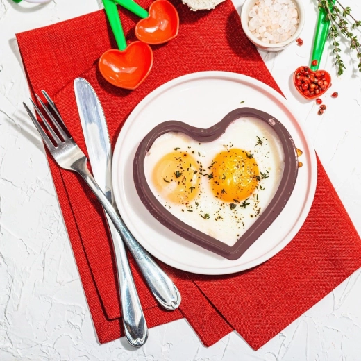 Perfektne tvarované vajcia a lievance