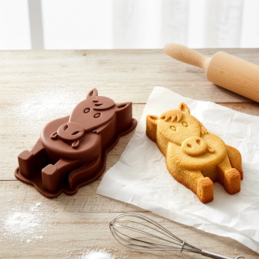 Detailný 3D motív koňa