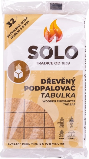 Drevený podpaľovač SOLO 32 ks