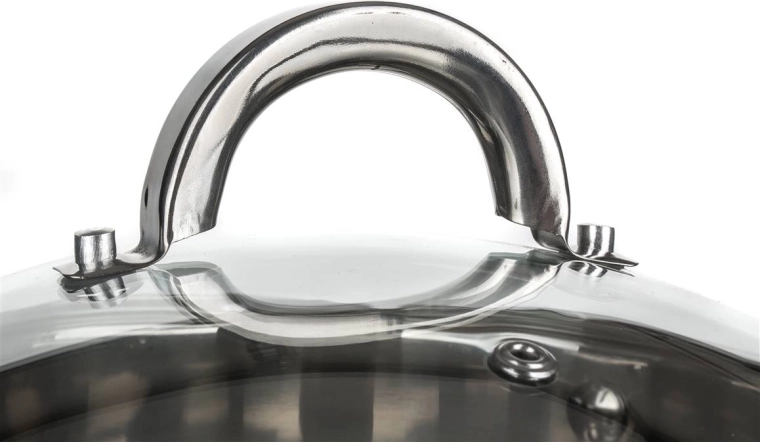 Sklenené pokrievky s parným ventilom