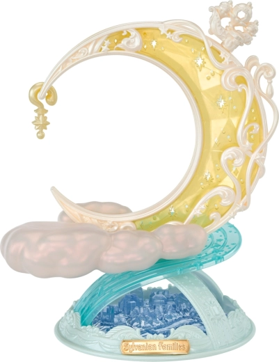 Čarovný stojan s mesiacom a oblakmi