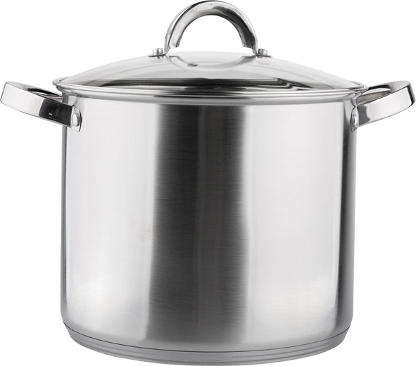 Vysoký nerezový hrniec FABIO 22 cm, 7 l so sklenenou pokrievkou