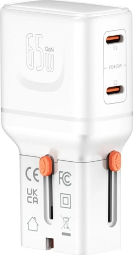 Dva porty USB‑C + adaptér USB‑C → USB‑A