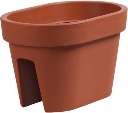 Kvetináč na zábradlie LOFLY RAILING 39,6 cm – terakota