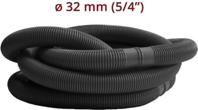 Bazénová hadica na metre 32 mm (5/4") čierna – 1 m