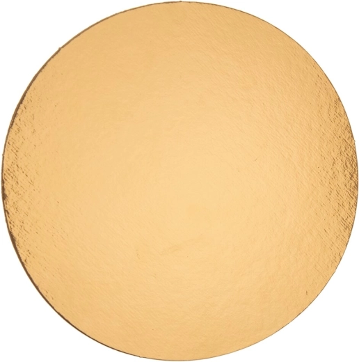 Tenká zlatá podložka pod tortu Ø 26 cm (1 ks)