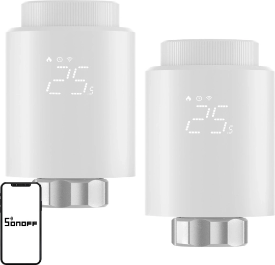 Termostatická hlavica Sonoff ZigBee TRVZB (2 ks)