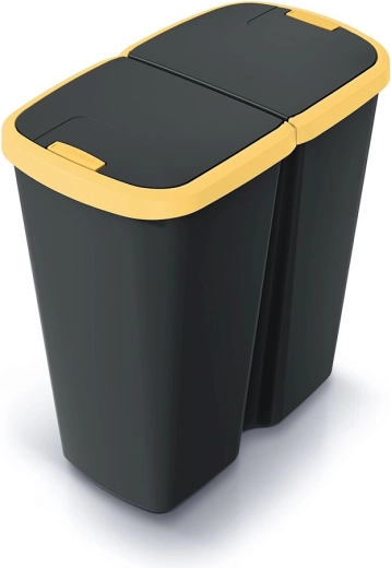 Odpadkový kôš Compacta Q Duo 45 l s dvoma vákami