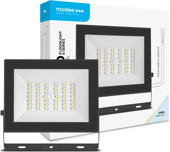 LED reflektor MODEE E‑Series Slim 30 W, 2400 lm, 120°, studená biela