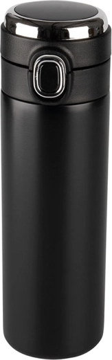 Termohrnček 420 ml s LED displejom, čierny
