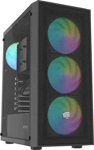 Fury shobo SH8F ARGB midi tower s oknom, čierna