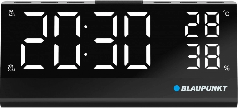 Rádiobudík CR10ALU FM PLL s vstavaným snímačom teploty a vlhkosti