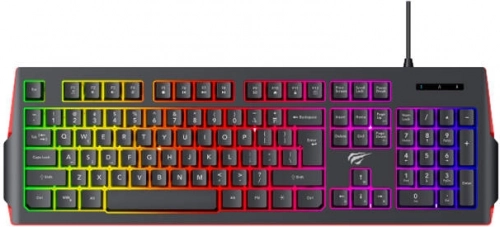 Membránová herná klávesnica HAVIT s RGB podsvietením