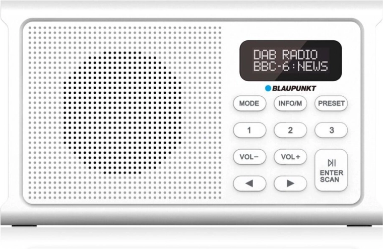 Prenosné digitálne rádio Blaupunkt DR3 biele