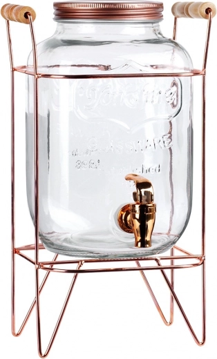 Elegantný stojan v farbe ružového zlata