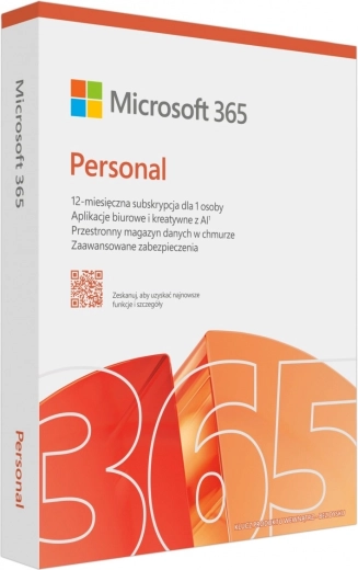 Microsoft 365 Personal – ročné predplatné pre 1 používateľa (PC, Mac, iOS, Android)